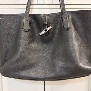 Longchamp Le Roseau Leather Tote